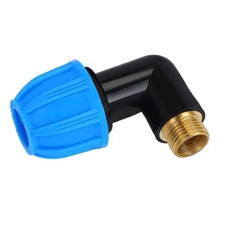 COMPRESSION BRASS ELBOW MTA