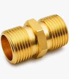 BRASS HEX NIPPLE 60GM